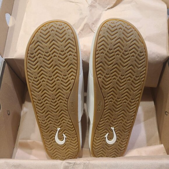 OLUKAI Konea Women’s Shearling Leather Slipper Soft Mule: Bone, US 8 - Picture 5 of 7